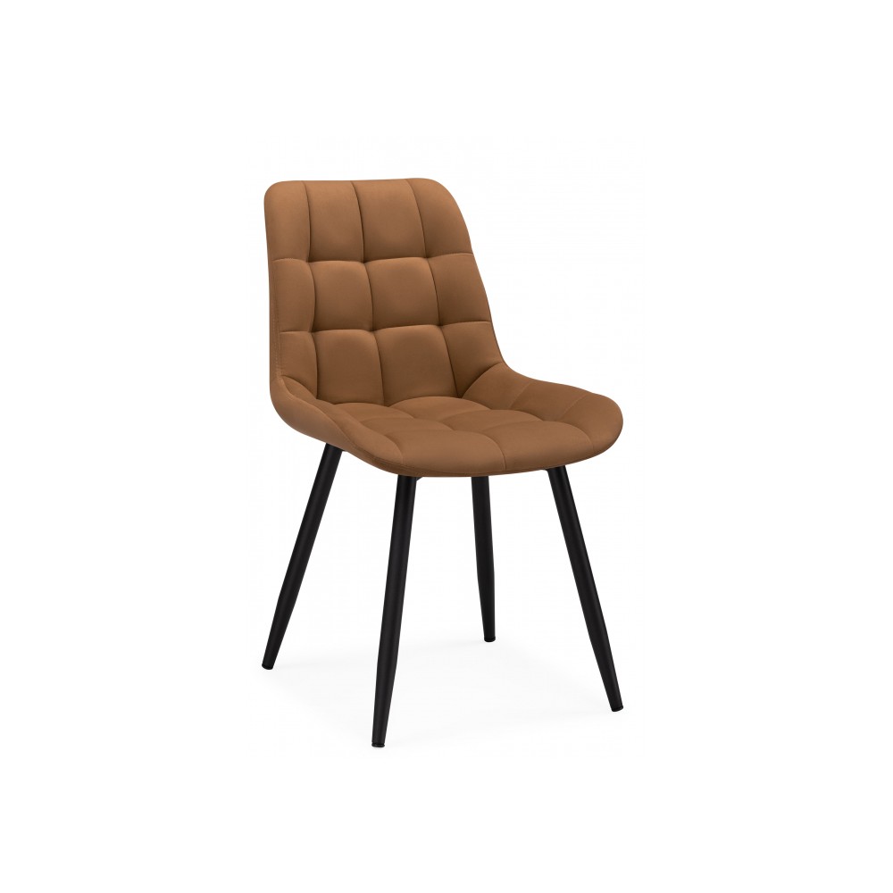 Стул на металлокаркасе Челси крутящийся кирпичный / черный Стул на металлокаркасе Челси крутящийся кирпичный / черный