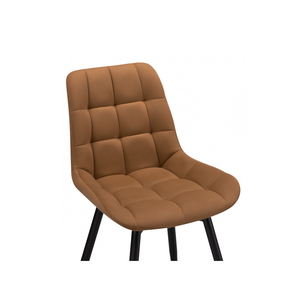 Стул на металлокаркасе Челси крутящийся кирпичный / черный Стул на металлокаркасе Челси крутящийся кирпичный / черный