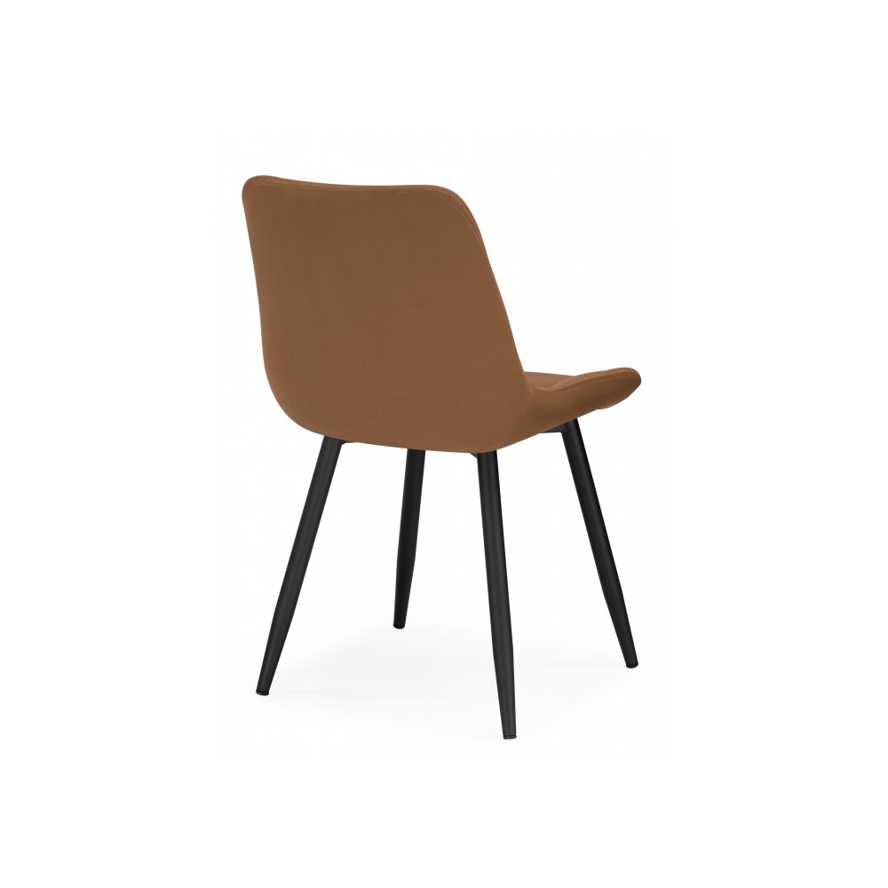 Стул на металлокаркасе Челси крутящийся кирпичный / черный Стул на металлокаркасе Челси крутящийся кирпичный / черный