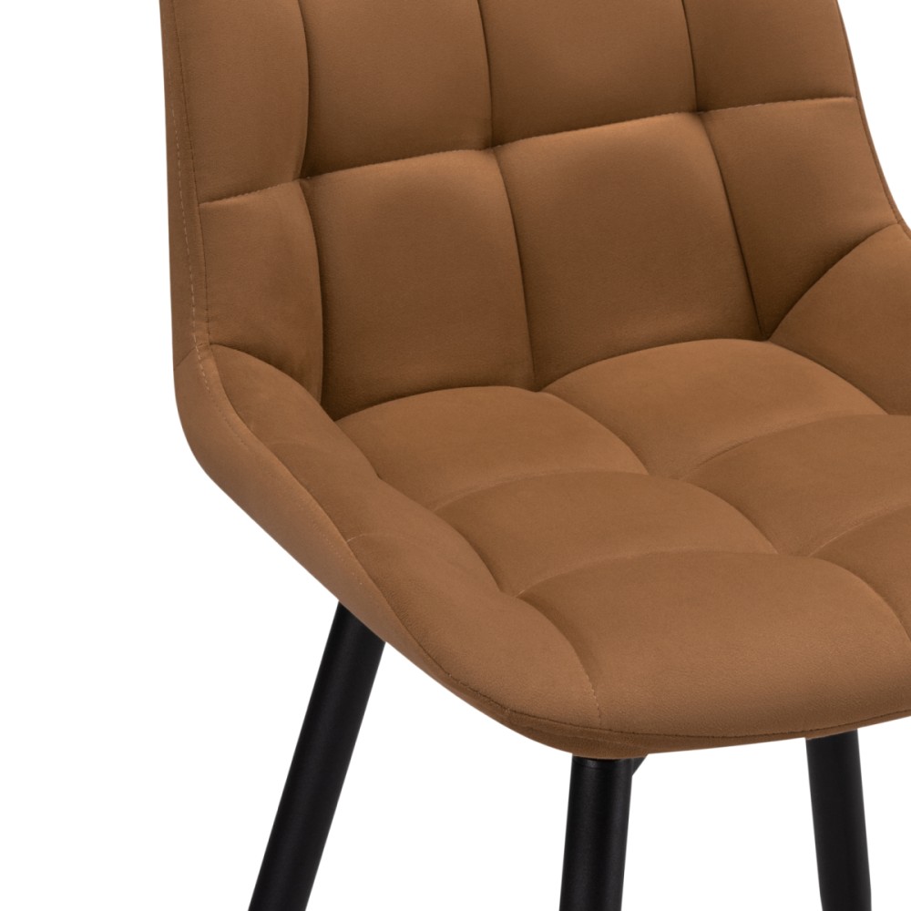 Стул на металлокаркасе Челси крутящийся кирпичный / черный Стул на металлокаркасе Челси крутящийся кирпичный / черный