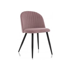 Стул на металлокаркасе Gabi 1 light purple / black