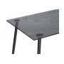 Стол стеклянный Smoke 120х80х75 clear gray / black