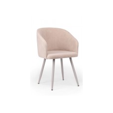 Стул на металлокаркасе Монер латте (glory 10) / серый