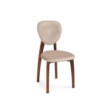 Стул деревянный Вакимо ткань tenerife beige / миланский орех