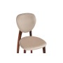 Стул деревянный Вакимо ткань tenerife beige / миланский орех