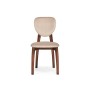 Стул деревянный Вакимо ткань tenerife beige / миланский орех