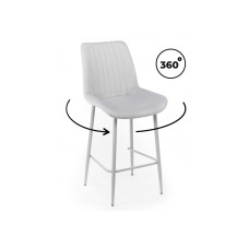 Барный стул Седа 360 светло-серый (zd 960) / серый np