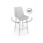 Барный стул Седа 360 светло-серый (zd 960) / серый np
