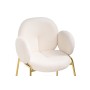 Стул на металлокаркасе Kalipso white / gold