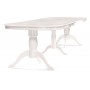 Стол деревянный Louvre 160(337)х106х76 butter white