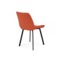 Стул на металлокаркасе Челси П терракотовый (zd 432) / черный