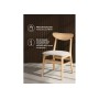 Стул деревянный Okava wood / beige
