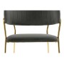 Стул на металлокаркасе Kamelia gold / gray fabric