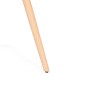 Стол стеклянный PT-151 80х80х76 clear glass / wood