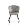 Стул на металлокаркасе Gref gray / black