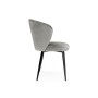 Стул на металлокаркасе Gref gray / black