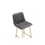 Барный стул Дани Мини темно-серый (zd 995) / золотой np