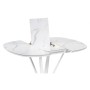 Керамический стол Азраун белый