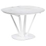 Керамический стол Азраун белый