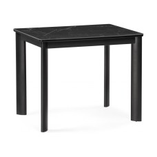 Керамический стол Кина 90(130)х65х76 shakespeare black / черный