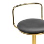 Барный стул Lusia dark gray  / gold