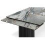 Керамический стол Мален 240x110 mineral stone baldoser / черный