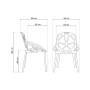 Пластиковый стул One PC-015 черный