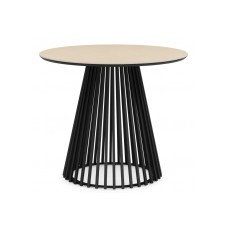 Керамический стол Нэнси 90 okara light yellow / черный