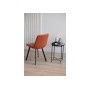 Стул на металлокаркасе Чилли терракотовый / черный