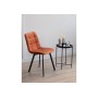 Стул на металлокаркасе Чилли терракотовый / черный