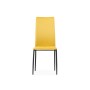 Стул на металлокаркасе Tod yellow / black