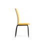 Стул на металлокаркасе Tod yellow / black