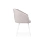 Стул на металлокаркасе Монер 360 светло-серый (glory 36) / белый