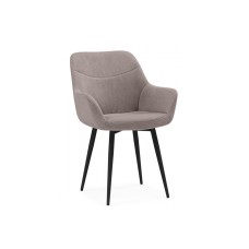 Стул на металлокаркасе Флюид латте (zd (290) / черный