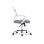 Компьютерное кресло Ergoplus light gray / white