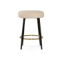 Барный стул Plato white fabric