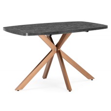 Стол деревянный Кортез 32 116(160)x77 раздвижной малави / медь