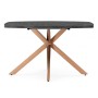 Стол деревянный Кортез 32 116(160)x77 раздвижной малави / медь