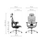 Офисное кресло Samur black / gray