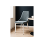 Стул на металлокаркасе Kora white / gray