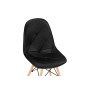 Стул деревянный Kvadro 1 black / wood