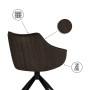 Стул на металлокаркасе Kansas brown / cream / black