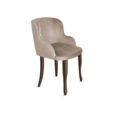 Стул деревянный SHT-ST39/S122 латте / темный орех / черный муар