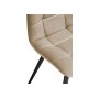 Стул на металлокаркасе Чилли К бежевый velutto 05 / черный