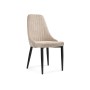 Стул на металлокаркасе Kora black / beige