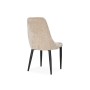 Стул на металлокаркасе Kora black / beige