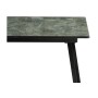 Стол стеклянный Агни 110 королевский мрамор / черный матовый