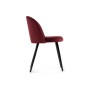 Стул на металлокаркасе Gabi 1 wine red / black