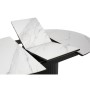 Керамический стол Лорен 100(140) snow white / черный