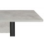 Стол деревянный Валдез 50(100) х 700 бетон метрополитан / черный матовый